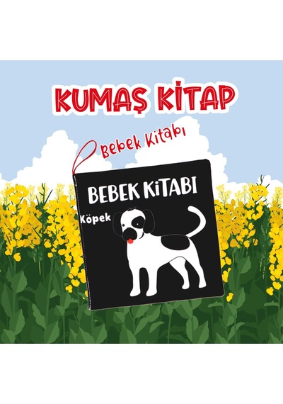 Tox Siyah Beyaz Evcil Hayvanlar Kumaş Sessiz Kitap T137 - Bez Kitap , Eğitici Oyuncak , Yumuşak Ve Hışırtılı