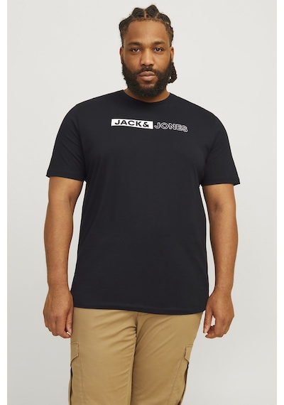 Jack & Jones Erkek T Shirt 12243630 Siyah Siyah