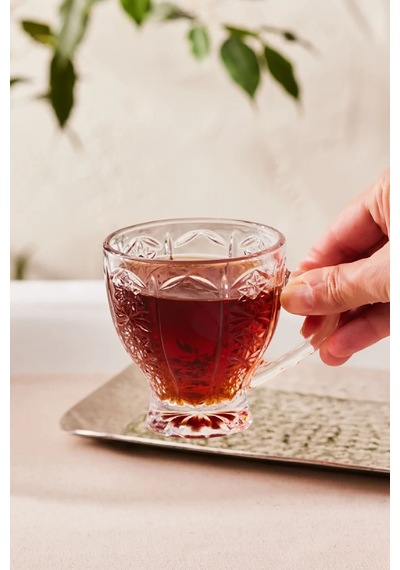 Karaca  Seda 6 Kişilik Cam Çay Fincanı 180 Ml