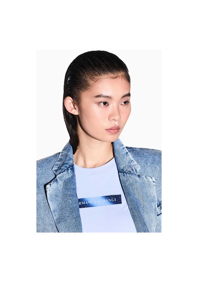 Armani Exchange Kadın Tişört Xw002112af16294 Mavi