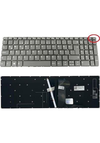 Lenovo 81rg001ltx Notebook Klavye Tr Işıklı
