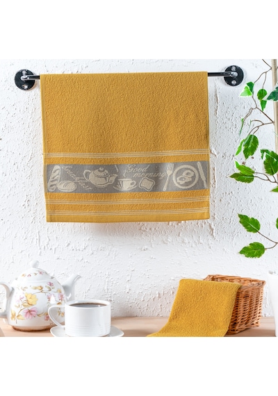 Schafer Home Himmel 2 Li Kurulama Bezi 40x60 Cm-hardal