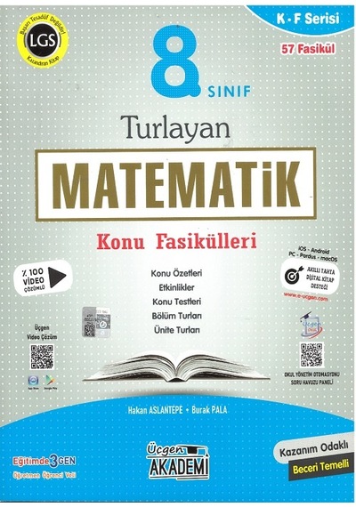 7 Den 8 E Geçenler İçin Yaz Kurs Modülü + 8.sınıf Turlayan Matematik Konu Anlatımlı Fasikülleri