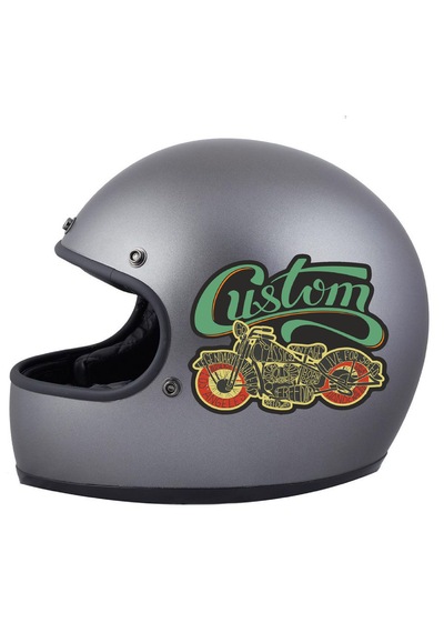 Retro Motosiklet Sticker - Araba Oto Motosiklet Karavan Sticker - 02507 20x16 Cm