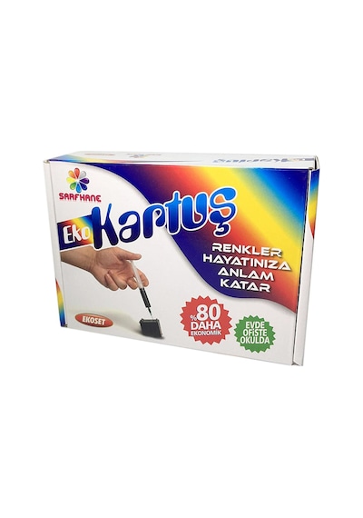 Ekoset Canon Uyumlu Bitmeyen Kartuş Mürekkebi 4 Renk 4X100 ML