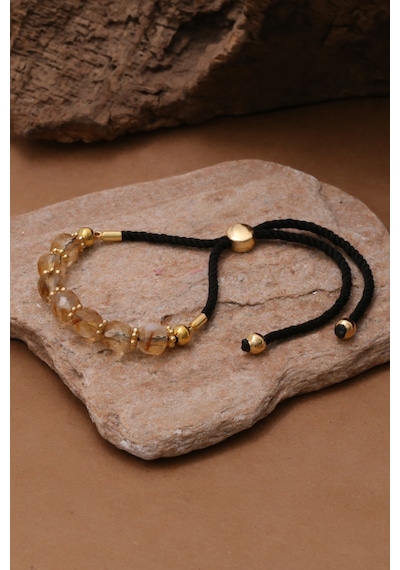 Sitrin Taşı Bileklik Sarı 61151333