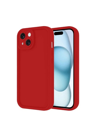 Newface Apple İphone 14 Kılıf Viera Silikon - Kırmızı