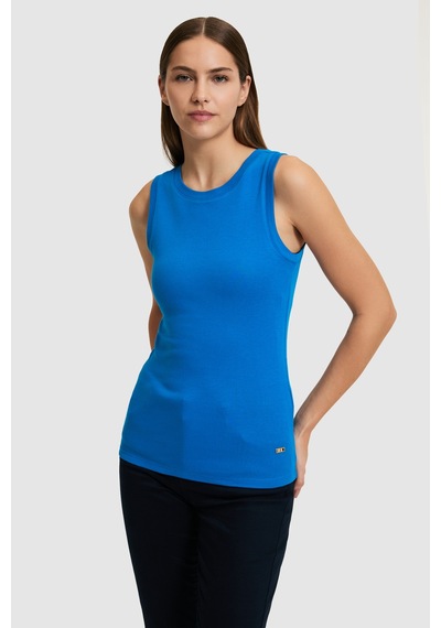 U.s. Polo Assn. Kadın Kobalt Tişört Basic 50323534-vr077