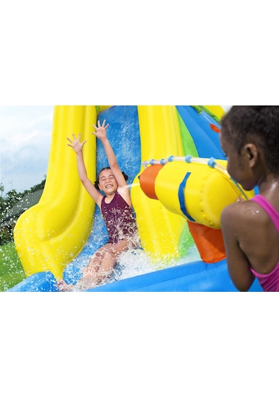 H2ogo Mount Splashblast 53478 Çocuklar İçin Mega Şişme Su Parkı 2.67 M Çok Renkli