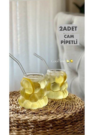 6 Adet - 300 Ml Soğuk, Sıcak Kahve Sunum Bardağı