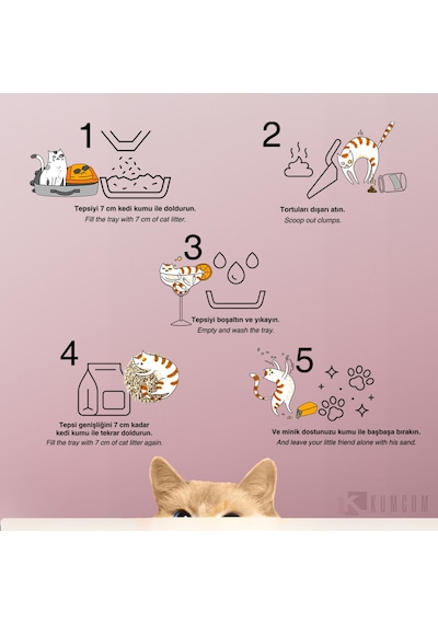 Cat Litter Kumcum Cat Litter Doğal Organik Naturel Kedi Kumu 20 L
