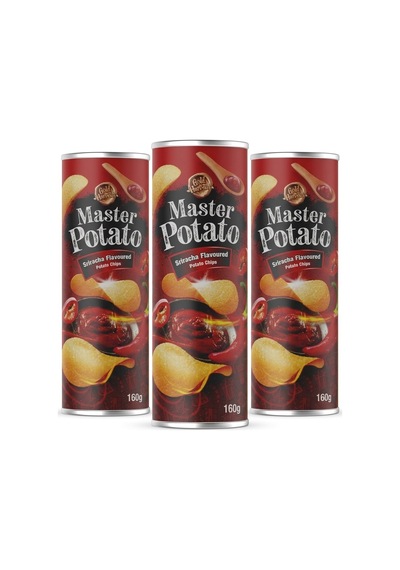 Master Potato Sriracha Cips 160 Gr 3 Adet