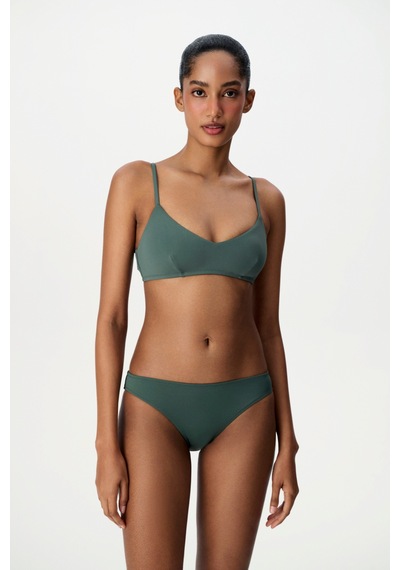 Penti Yeşil Front V Bikini Üstü