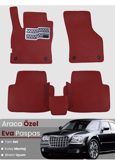 Chrysler 300c 2004-2011 Uyumlu Eva Paspas Tam Set Araca Özel,su Geçirmez,kolay Montaj 800