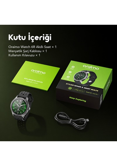Oraimo OSW-823 Akıllı Saat (Distribütör Garantili)