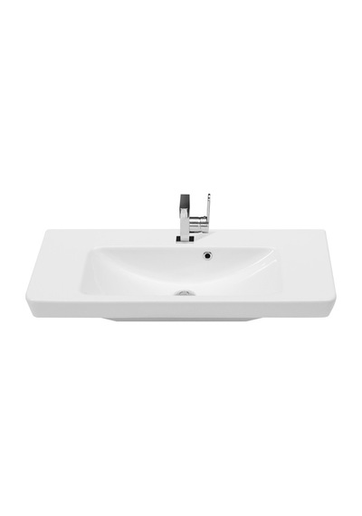 Porto 85 Cm Etajerli Dolap, Uyumlu Lavabo 508 Yeşil