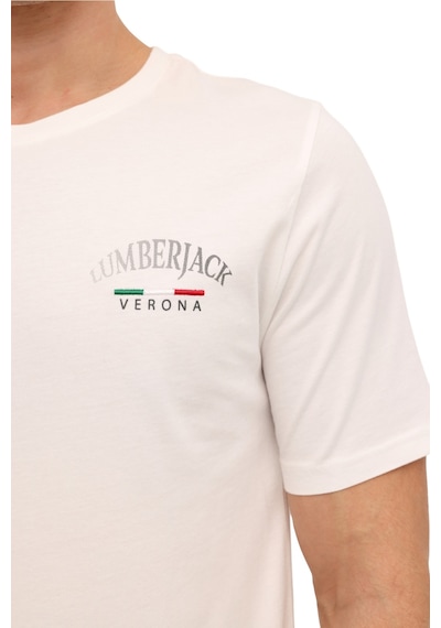 Lumberjack Ml Ezıo 11ıtl1088 6fx Beyaz Erkek Kısa Kol T-shirt 000000000102054867