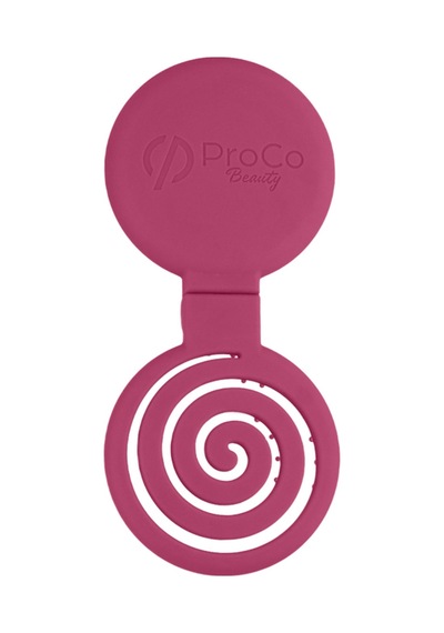 Proco Proco Beauty Makaron Saç Fırçası-üç Boyutlu 3d Esnek Aynalı Çanta Boy Saç Fırçası-compact Detangler 89769126