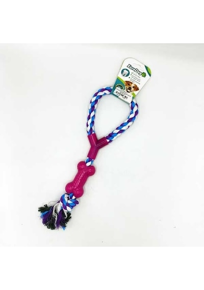 Euro Dog Tek Düğümlü Halka Şeklinde Diş Kaşıma İpi Köpek Oyuncağı