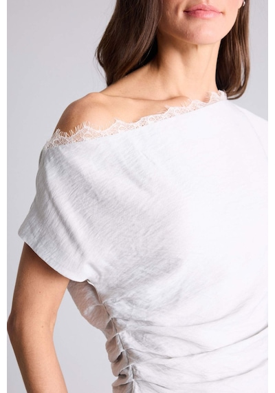 Defacto Fıtted Kayık Yaka Kısa Kollu Bluz H2052ax26spgr294 Gri-gr294