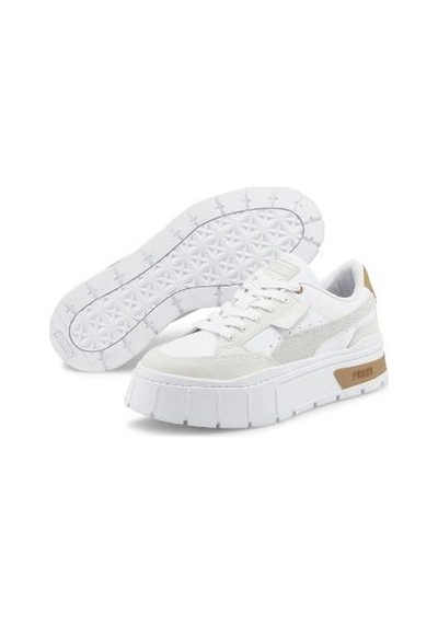 Puma Mayze Stack Luxe Beyaz Spor Ayakkabı 38985305 M-41 001