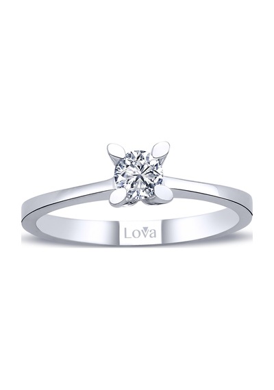Lova E Renk 0,23 Karat Pırlanta Tektaş Yüzük - 1010131