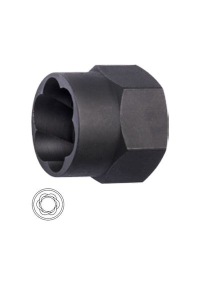 Ceta Form 3/8" Spiral Lokma Anahtar (Aşınmış Civatalar İçin)  - 18 mm