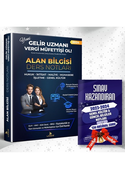 Gelir Uzmanı Vergi Müfettişi Ol Alan Bilgisi Ders Notları Kurum