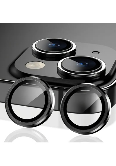 Iphone 14 / 14 Plus Uyumlu Kamera Lens Koruyucu 2 Li Set Siyah