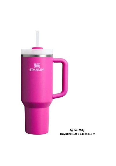 Stanley Quencher H2.o Flowstate Tumbler Pipetli Termos 1.18l Pipetli Matara Fuşya