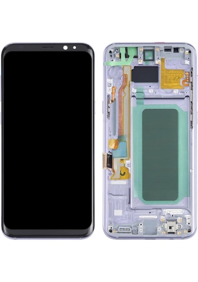 Samsung Uyumlu S8 Plus Sm-g955f Lcd Dokunmatik Ekran Çıtalı Siyah
