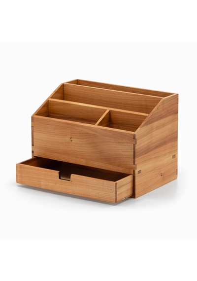 Woodsaka Çekmeceli - 4 Bölmeli Organizer