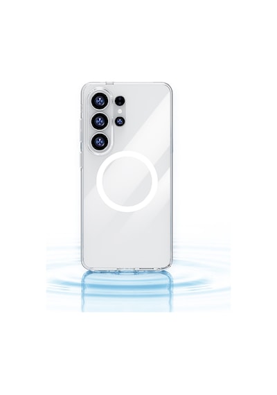 Galaxy Uyumlu S26 Ultra Uyumlu Kılıf M-safe Şarj Özellikli Benks Magnetik Crystal Seri Şeffaf Kapak Şeffaf Şeffaf