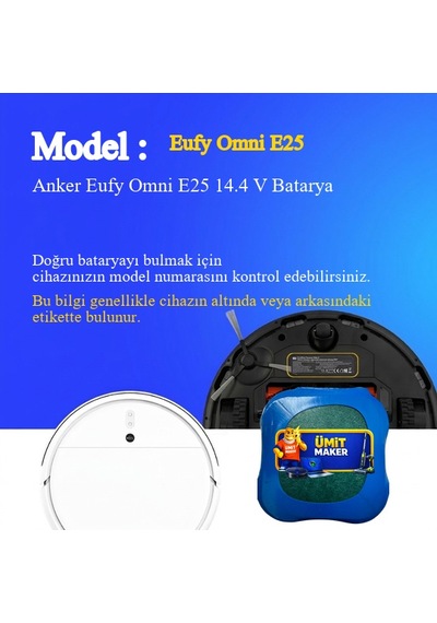 Anker Eufy Omni E25 5200 Mah Batarya