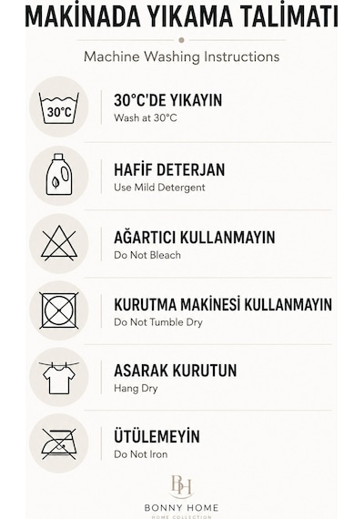 Krem 3'lü Banyo Halısı Paspası Seti Kaymaz Tabanlı Yıkanabilir Klozet Takımı Venisa