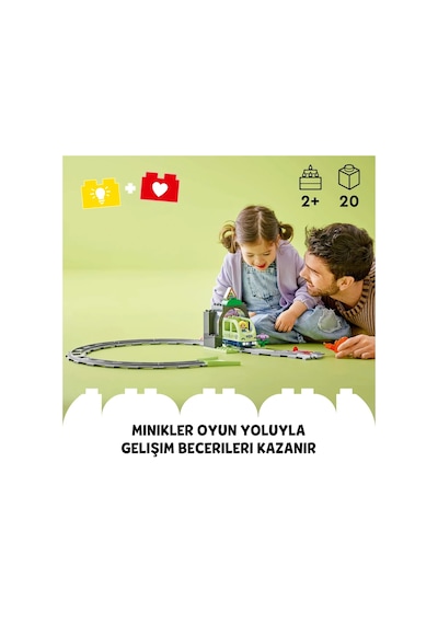 LEGO® DUPLO® Kasabası Tren Tüneli ve Rayları Ek Macera Seti 10425 - 2 Yaş ve Üzeri Çocuklar İçin Eğitici Oyuncak Yapım Seti (20 Parça)