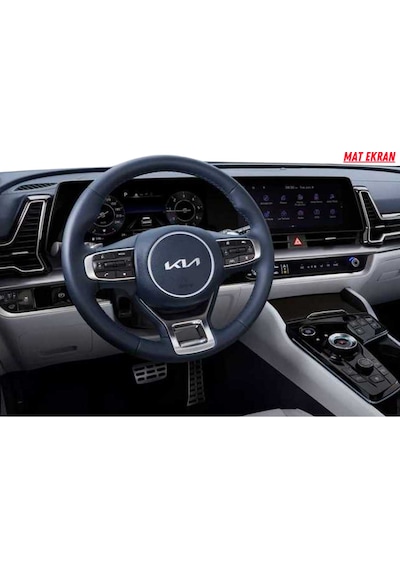 Kia Yeni Sportage Cool-cool Plus 2024 Dijital Gösterge Ve Bilgi Ekran Uyumlu Mat Ekran Koruyucu