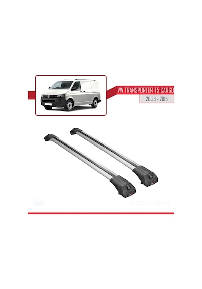 Volkswagen Transporter T5 2003-2015 Arası İle Uyumlu Ace-1 Ara Atkı Tavan Barı Gri