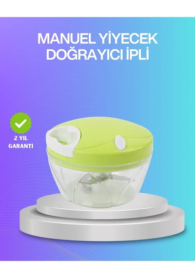İpli Manuel Doğrayıcı Paslanmaz Çelik Bıçaklı Diğer