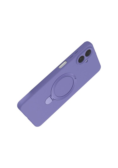 Samsung Galaxy A07 4g Regal Magsafe Standlı Kapak - Lila 0.2M-Çok Renkli