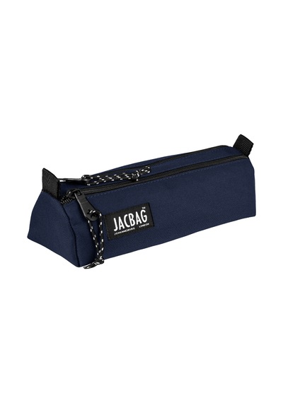 Jacbag Dual Prıme-çift Bölmeli Üçgen Tip Kalem Kutusu Dual Prime-lacivert renkli