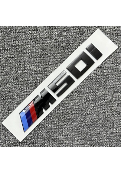 Bmw M50i Piano Black Bagaj Yazısı 3m 3d Abs