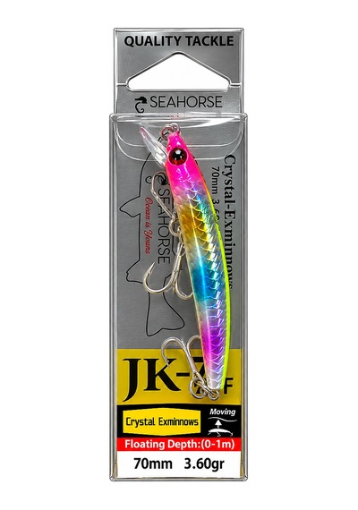 Sea Horse Crystal Exminnows 70f 3,6gr Rainbow Char