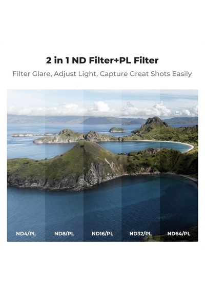 K&f Concept Djı Mini 5 Pro Uyumlu 6 Lı Filtre Seti / Cpl Nd4&pl Nd8&pl Nd16&pl Nd32&pl Nd64&pl