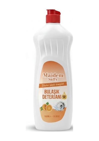 Maidem Saffy Bulaşık Deterjanı Portakal 750 Ml
