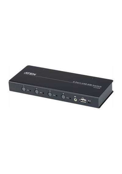 Aten CS724KM 4 Port USB Kablo Dahil Klavye Mouse KM Switch