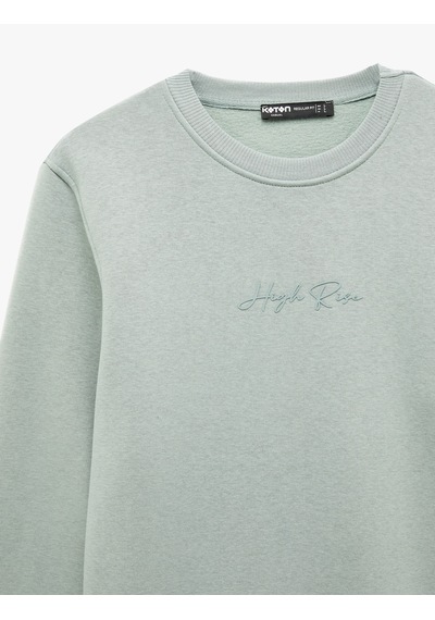 Koton Regular Fit Uzun Kollu Şardonlu Bisiklet Yaka Basic Baskılı Sweatshirt Mavi 6sam70046mk Mavi Koton Regular Fit Uzun Kollu Şardonlu Bisiklet Yaka Basic Baskılı Sweatshirt Mavi 6sam70046mk Mavi