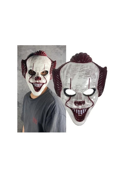 Plastik Joker Maskesi Killer Palyaço  Maskesi