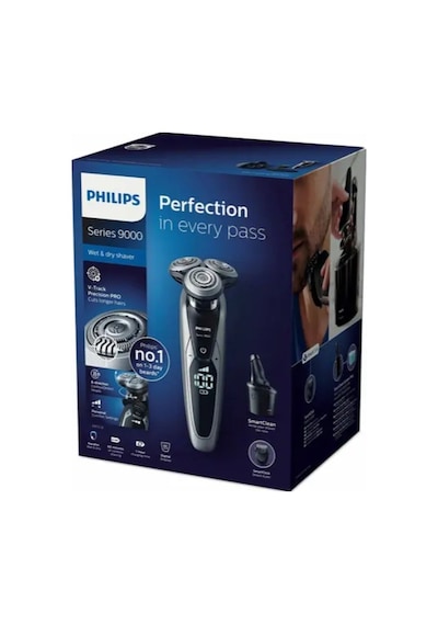 Philips S9711/31 9000 Serisi Smart Clean Sistem Islak ve Kuru Şarjlı Tıraş Makinesi