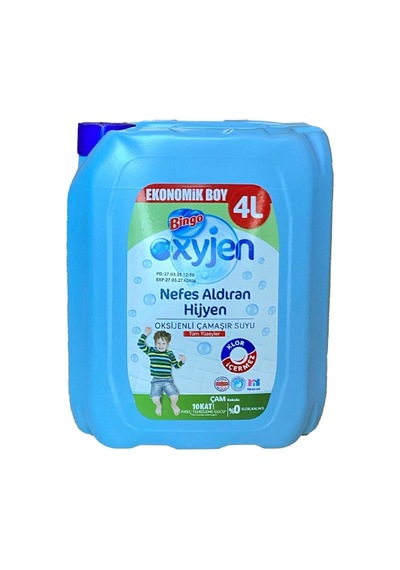 Bingo Oksijenli Çamaşır Suyu 4 Lt Çam Ve Limon 2 Li 2'li Set
